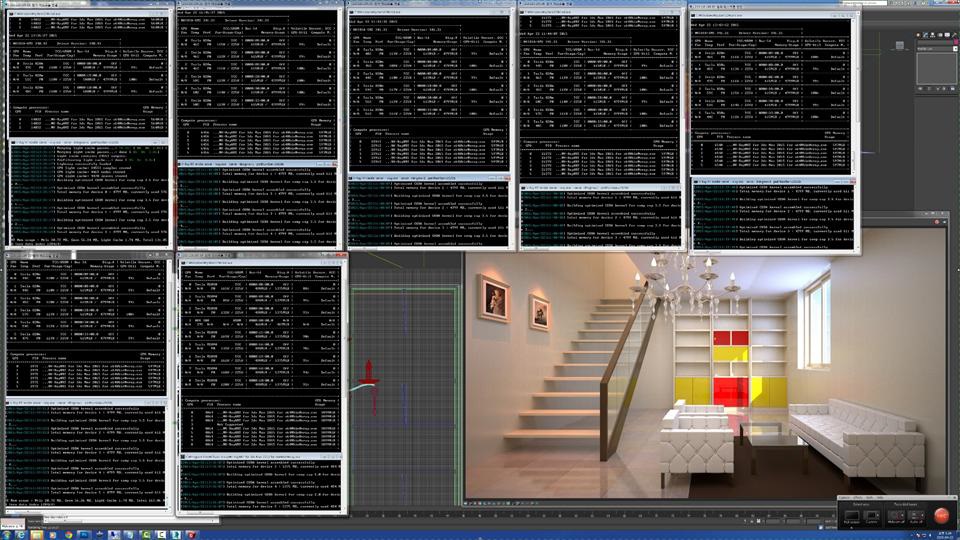 GPU 환경에서의 V-Ray 성능 평가