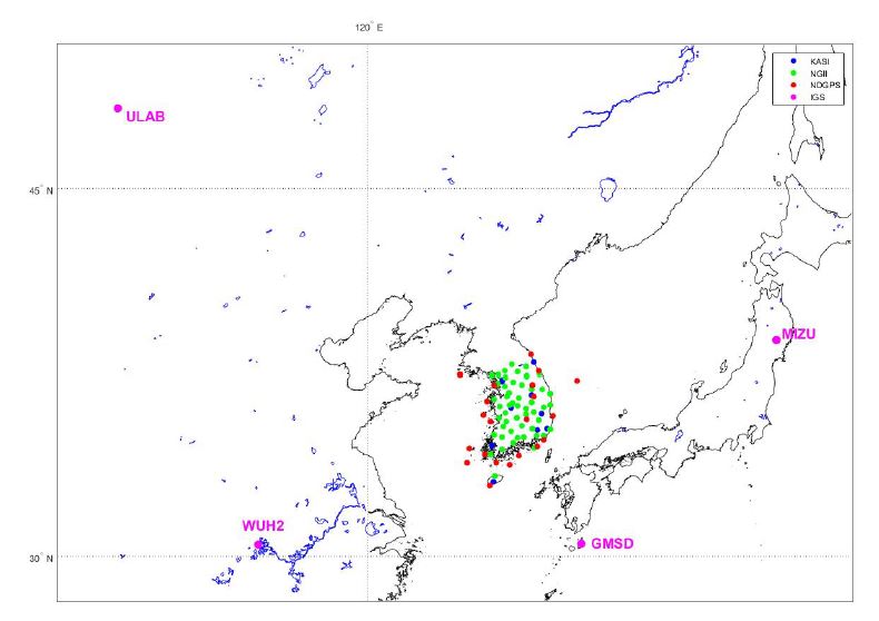 실시간 데이터 수집을 위한 한반도 주변 상시관측망