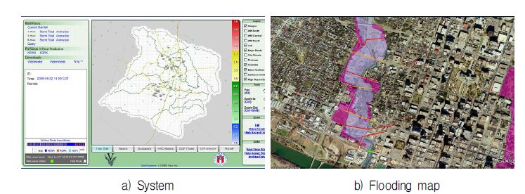 Real-time flood forecasting system using VfloTM in Texas