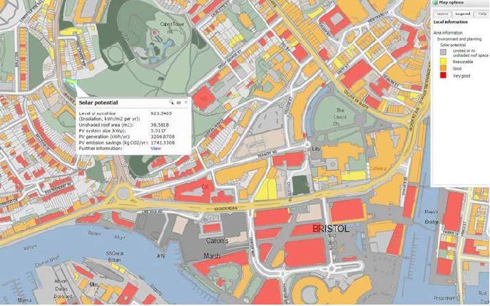 Bristol Solar Mapping