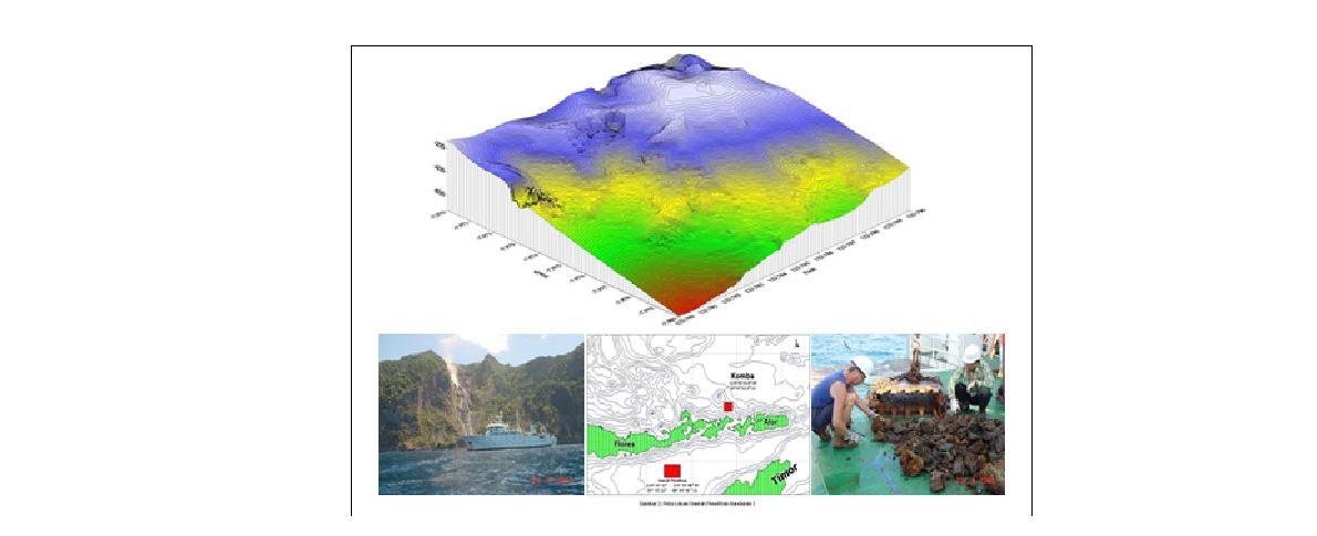 Multibeam bathymetric data and dredge samples from the seafloor volcano, Komba