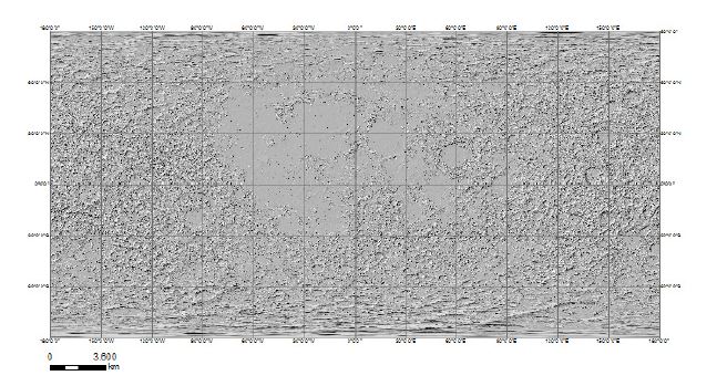 WMS Lunar Server map (Grayscale)