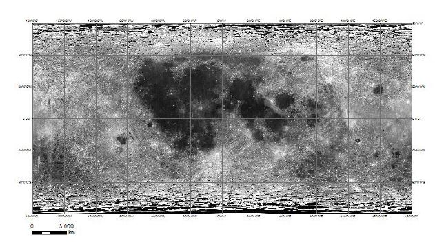 WMS Lunar Server map (Clementine & LO)