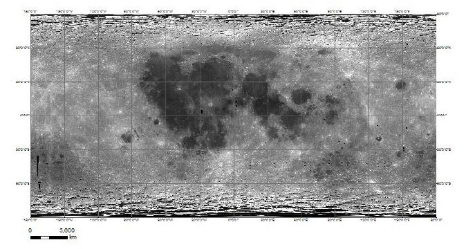 WMS Lunar Server map (Clementine uv750)