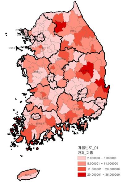 가뭄빈도