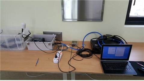 그림 3.4.22 System configuration of the test in air