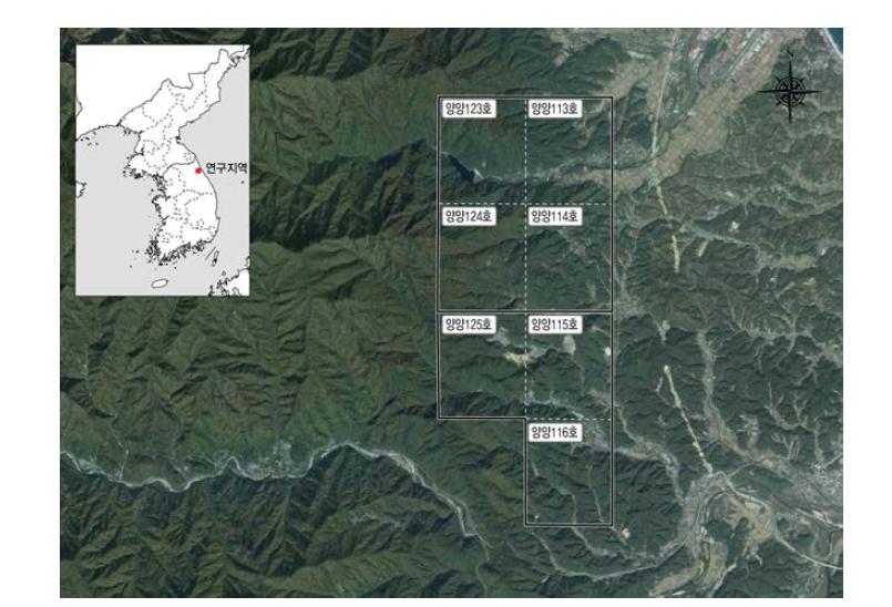 연구 지역 위치도