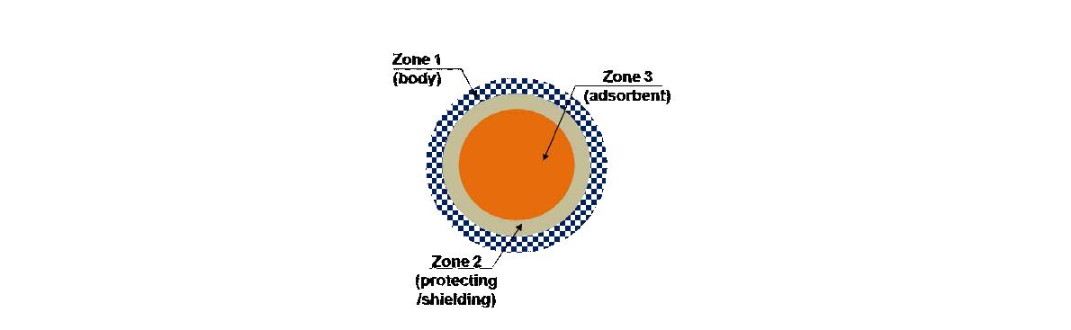 Scheme of functional ball-type adsorption module.