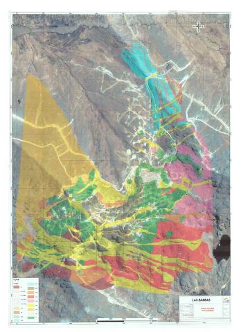 Geological map of the Chalcobamba area (MMG)