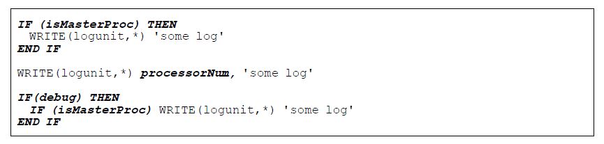 그림 4.1.6: 일반적인 병렬프로그램에서의 상태 기록 코드의 예