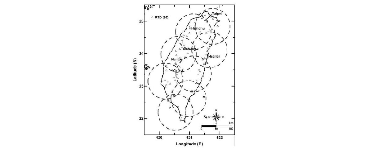 대만 소규모 지진관측망