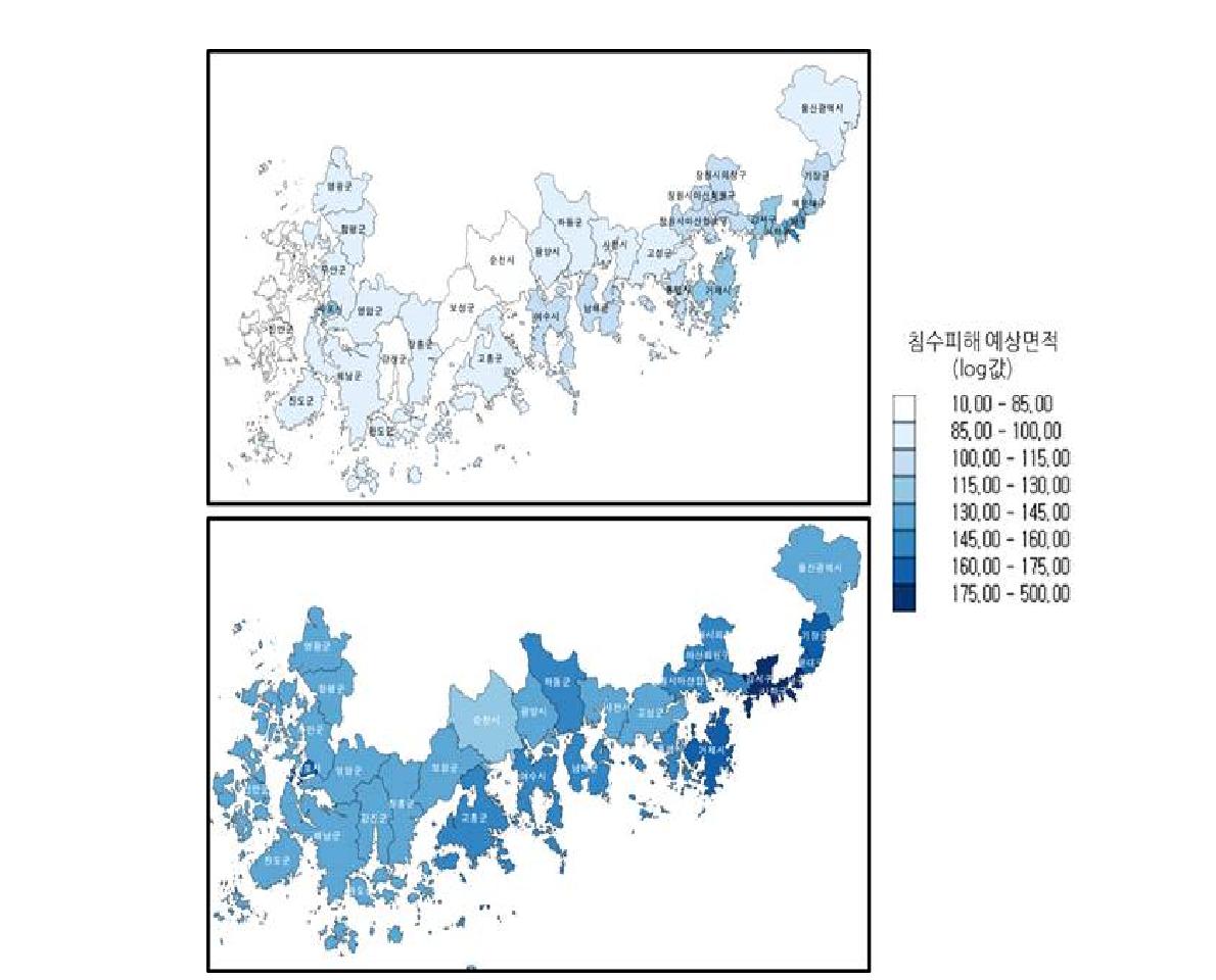 남부해안권 호우위험도 예측