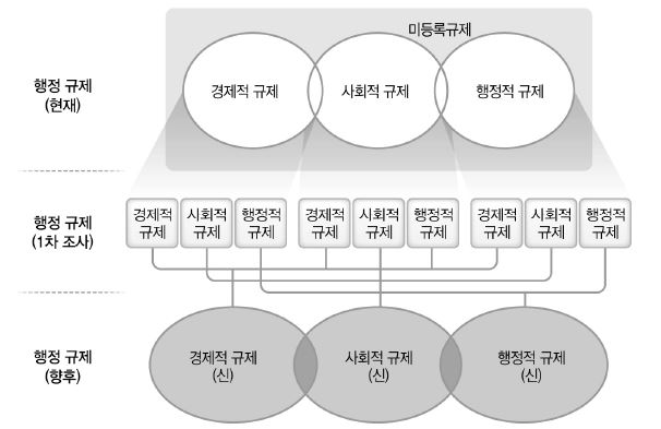 현재 등록규제의 분류 개선 방향