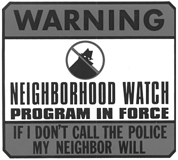 Neighborhood Watch 표시