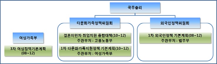 ‘09~’12 여성결혼이민자 취업지원 정책