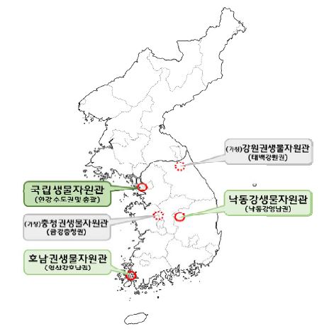 국내 권역별 조사 및 연구 대상 고려 방안