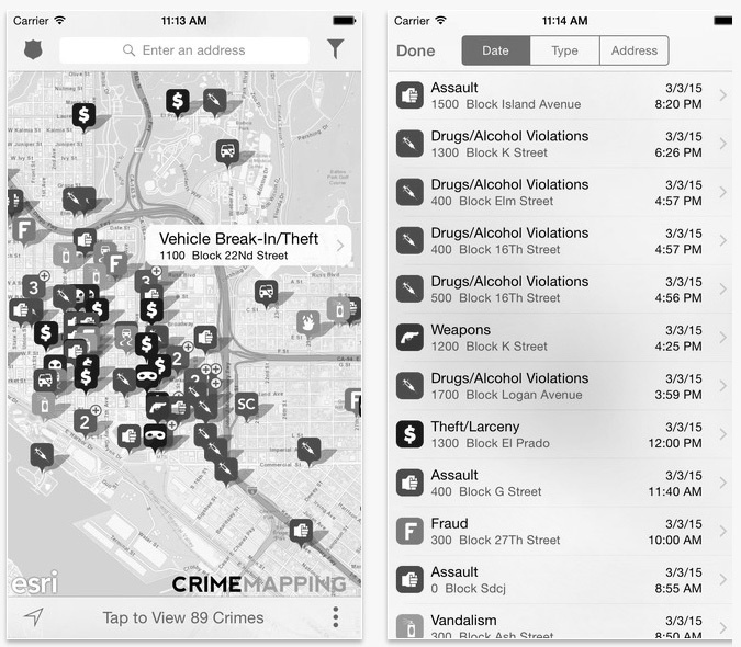 Crime Mapping 애플리케이션