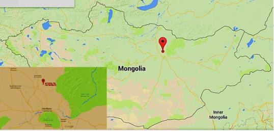 몽골 생물다양성 공동연구 지역 위치