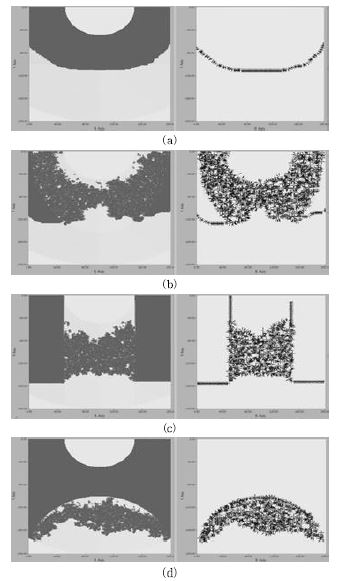 Propagatin of cardiac action potential in 2-D myocardial conditions