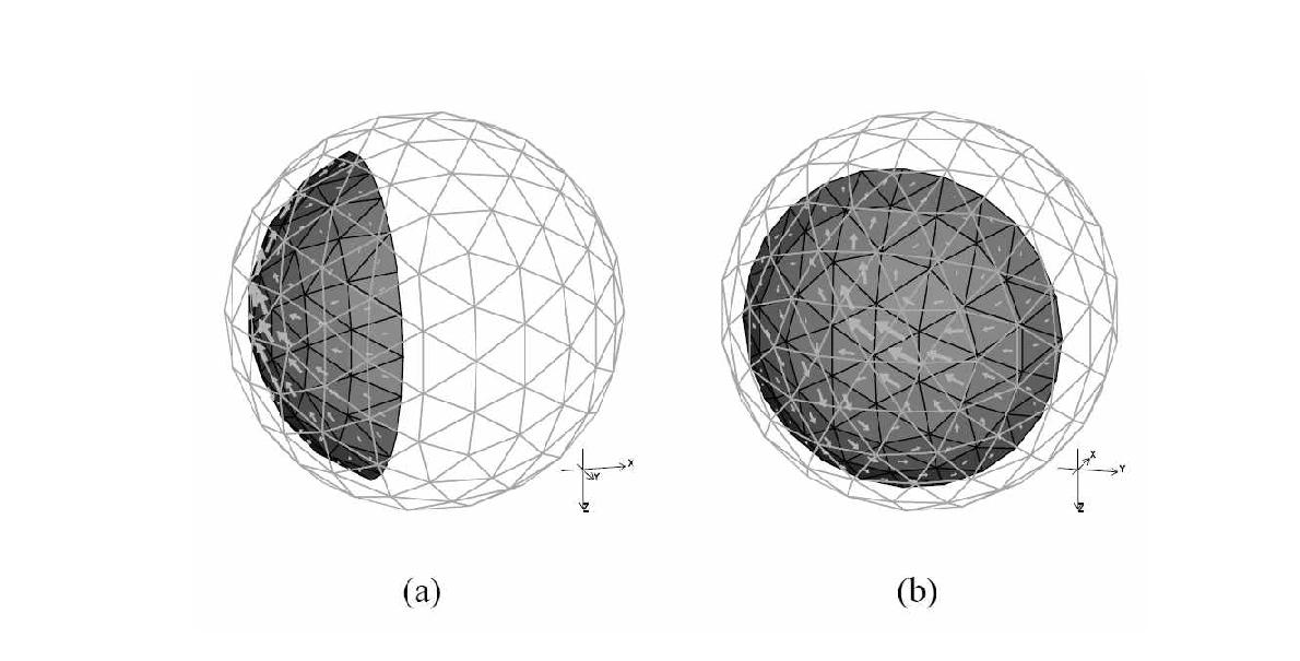 Source localizaton result of auditory evoked magnetic fields measured by an atomic magnetometer system (the figures are on courtage of NeuroImage [5]).