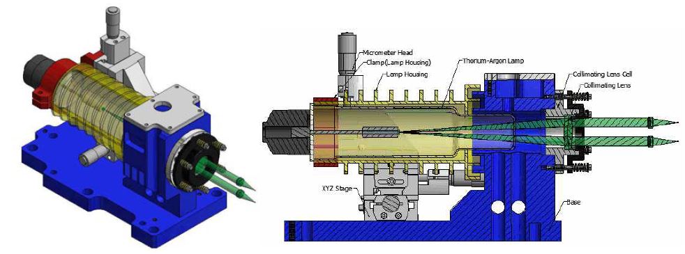 ThAr Hollow Cathode Lamp Assembly