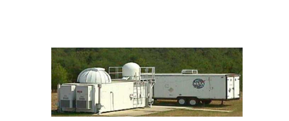GSFC의 TLAS-4 시스템의 모습(매릴랜드주/그린벨트 소재)