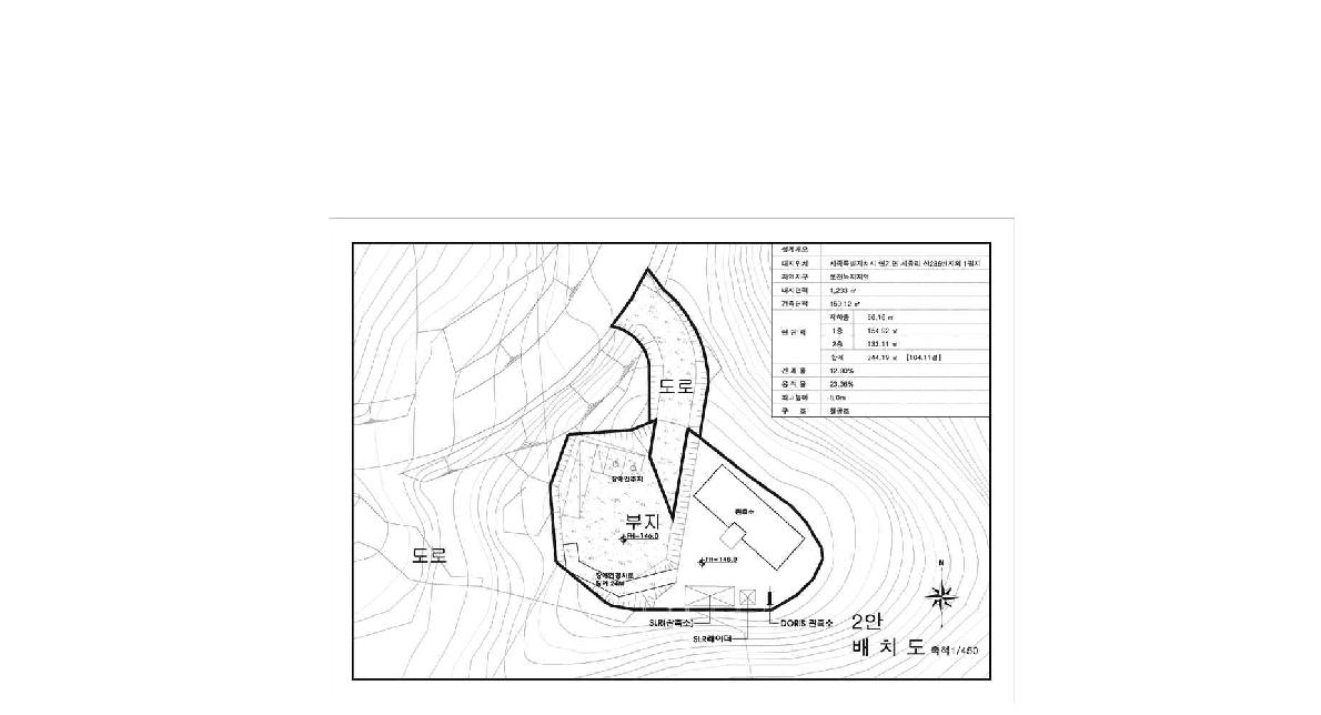 세종 SLR 관측소 배치도(안)