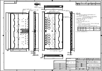 RF부 C대역 기구도면(1/4)