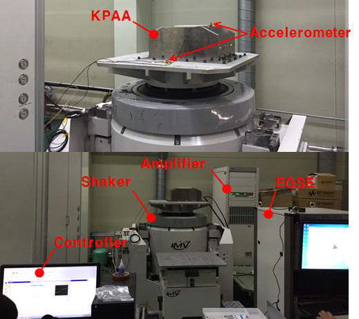 Vibration 시험 사진