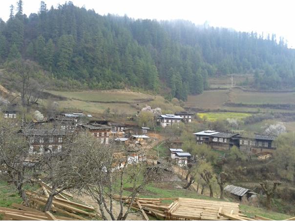 Bumthang 지역 첫 CF인 Shambayung 마을 전경