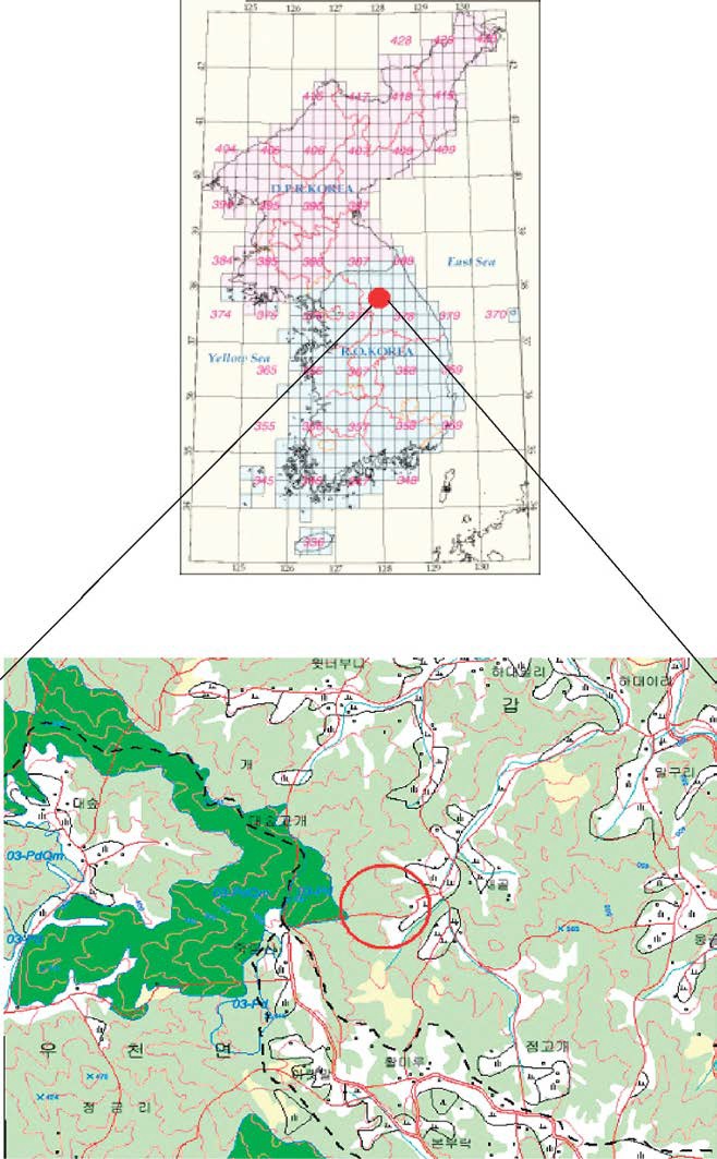 연구지역 개황 (environment information system)