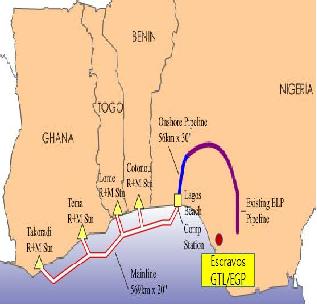 서아프리카 가스 배관