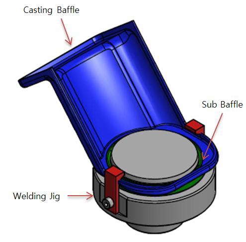 Casting Baffle – SUB Baffle 레이저 용접 지그