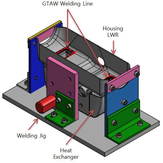 Housing LWR - Head Exchanger Welding Jig