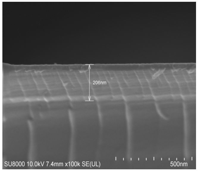 SEM 측정사진 (6.0 at. % Al with 160oC)