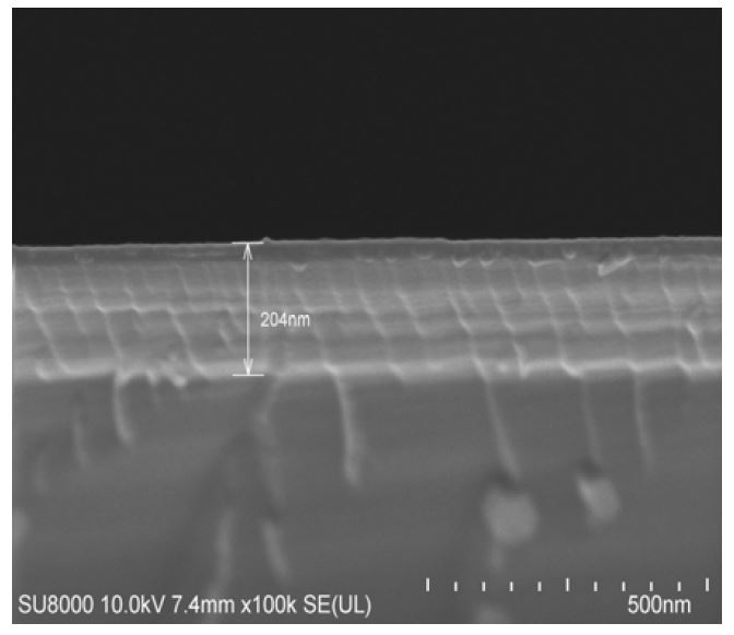 SEM 측정사진 (6.0 at. % Al with 140oC)