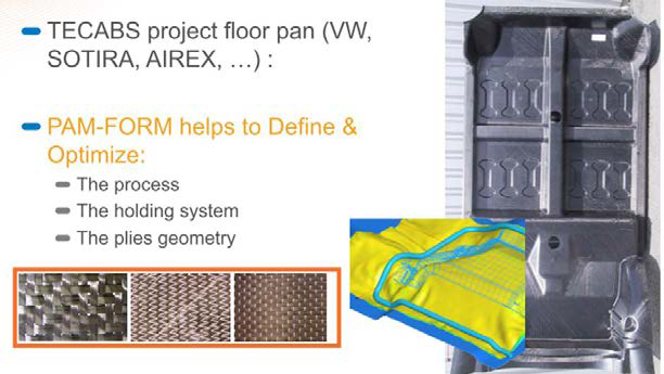 Floor pan developed at TECABS project