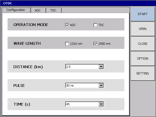 Function Setting & Control GUI Display