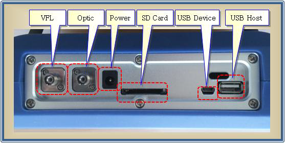 시제품 상측면 Interface