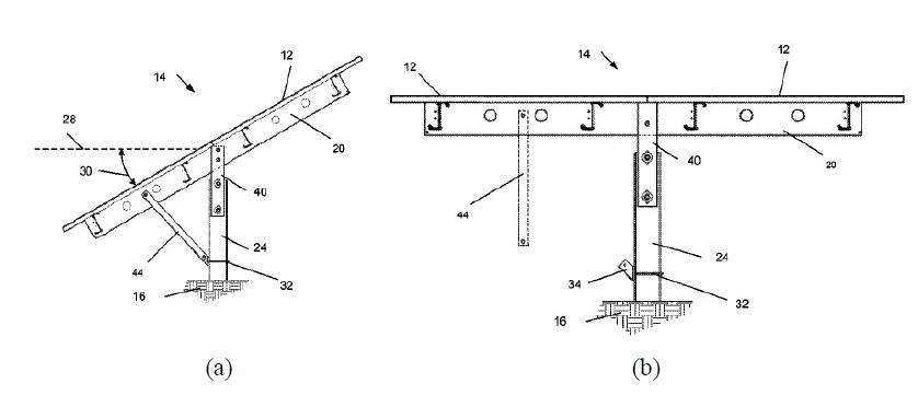 Panel mounting system (US 8,671,631, 출원 2011. 10. 17.)