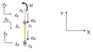 34 plunger의 자유체도(free body diagram)