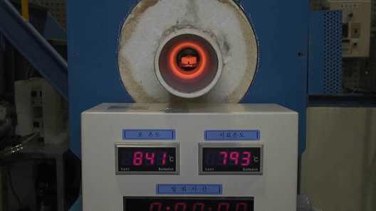 발화온도 시험장치 사례(재료연)