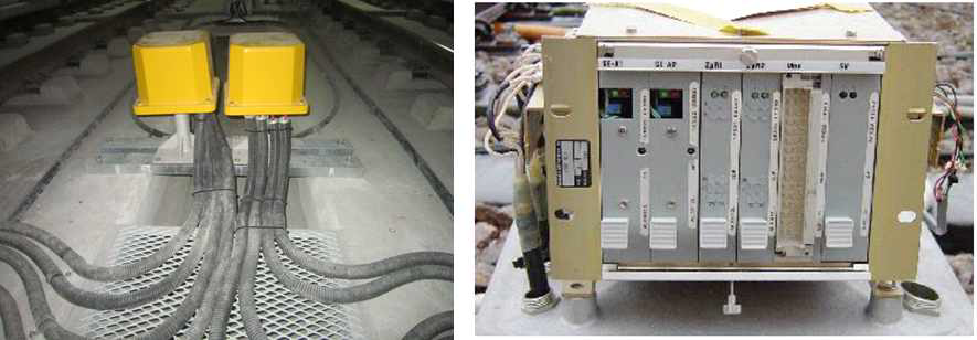 신분당선에 설치된 액슬카운터(접속함 및 전자장치, 프 탈레스)