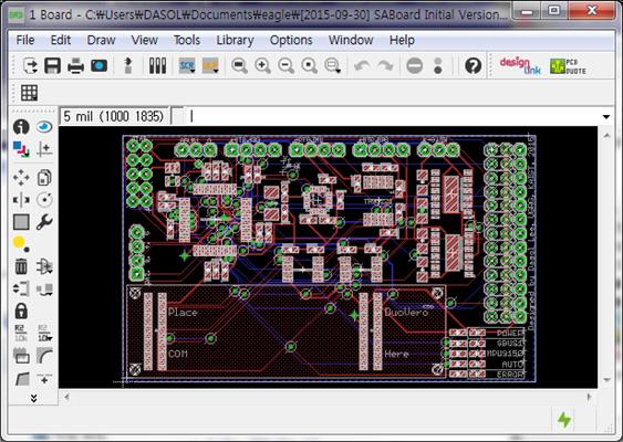 EAGLE CAD Board Layout Editor