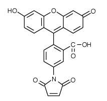 Fluorescein-5-maleimde 구조