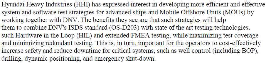 HHI-DNV간 JIP 문서내용 중 HIL 내용 발췌