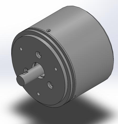 Encoder Housing 3D Rendering