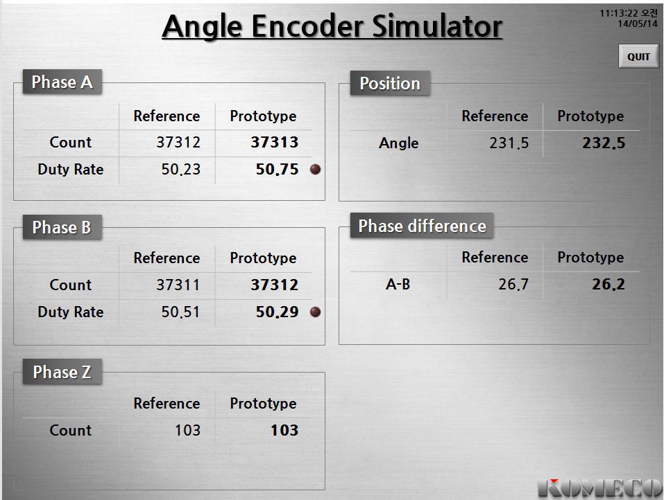 Encoder Simulator 프로그램