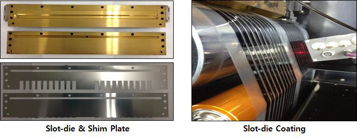 Slot-die 모듈 및 코팅