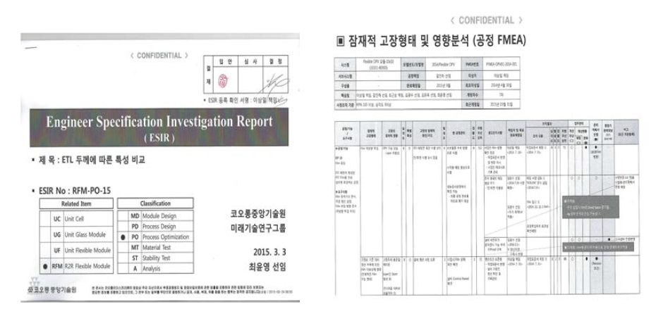 ESIR / FMEA 작성 예시